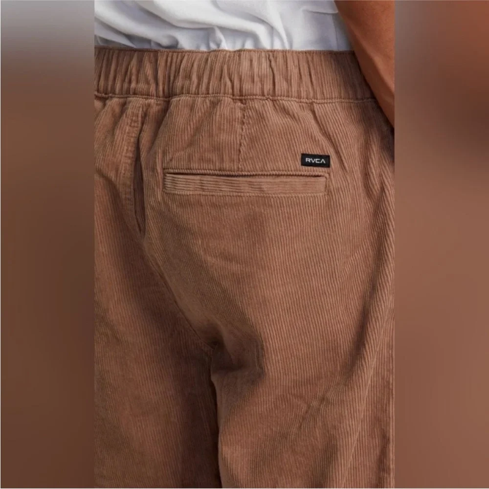 RVCA NWT Americana Elastic Cord Pants - Picture 4 of 5